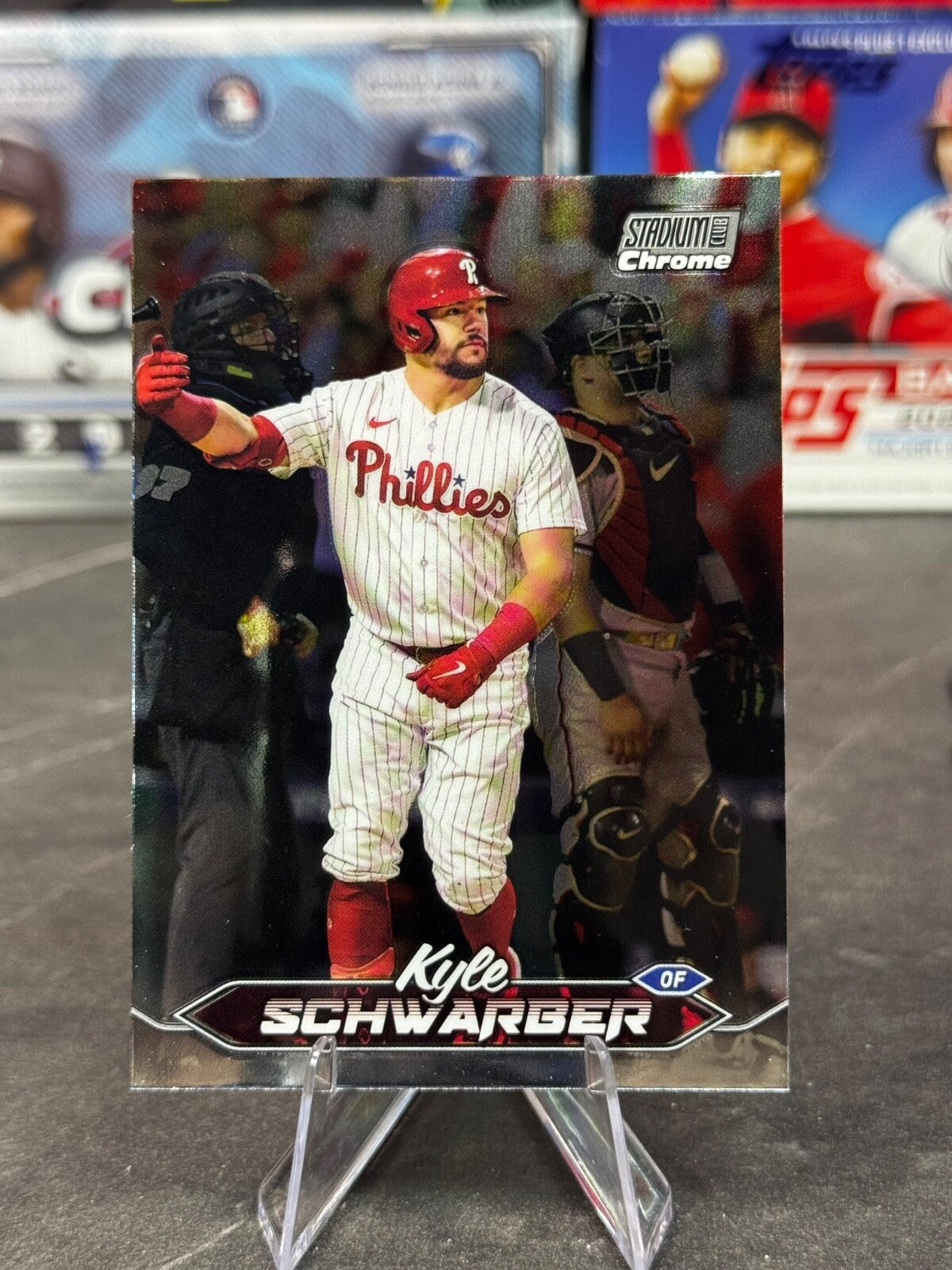 2024 Topps Stadium Club - Kyle Schwarber #221 Chrome
