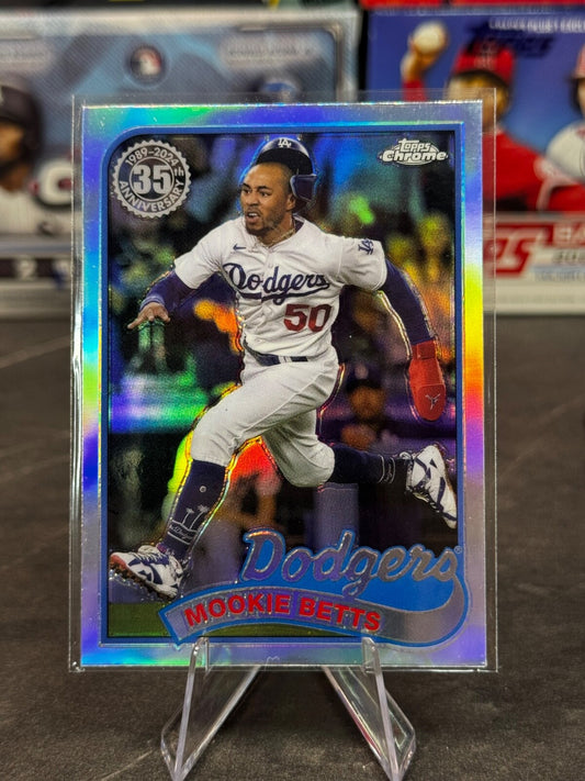 2024 Topps Chrome - 1989 Topps Baseball Mookie Betts #89CB-4