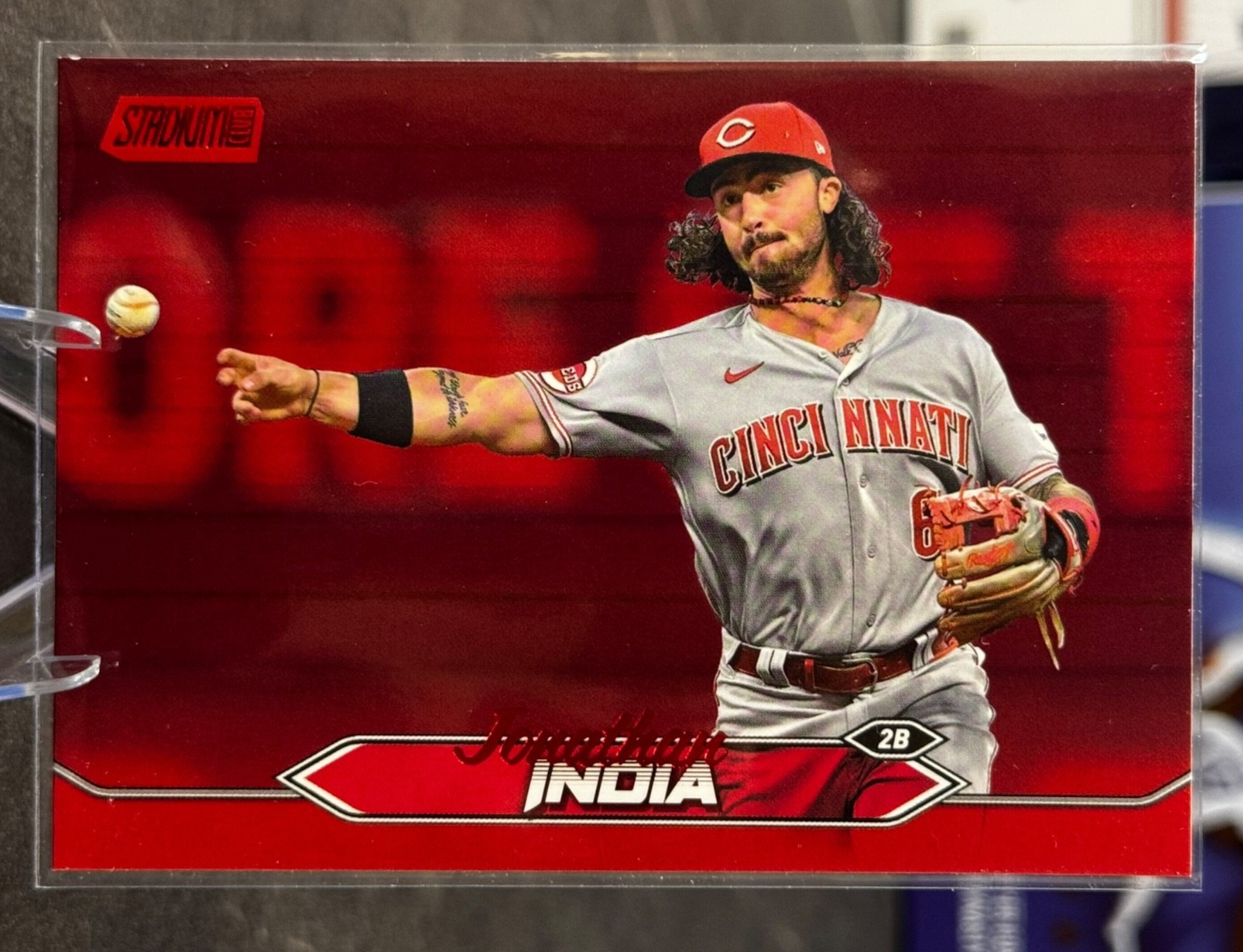 2024 Topps Stadium Club - Jonathan India #19 Red Foil