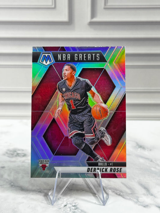 2024-25 Panini Mosaic - NBA Greats Derrick Rose #292 Silver Prizm