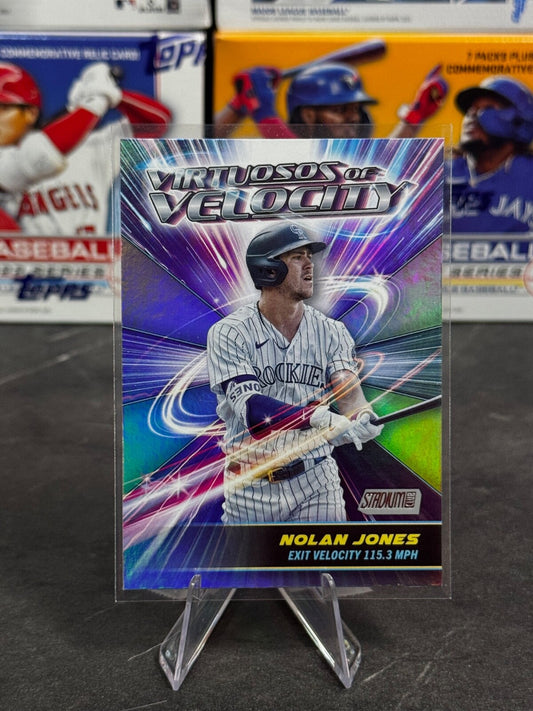 2024 Topps Stadium Club - Virtuosos of Velocity Nolan Jones #VV-16