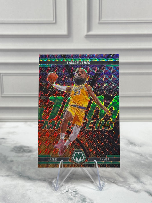 2024-25 Panini Mosaic - Jam Masters LeBron James Green Reactive Prizm #16