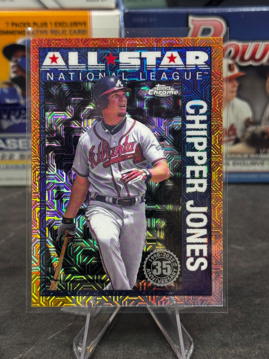 2025 Topps Series 2 - Topps All Stars #90ASC-11 CHIPPER JONES Mojo Refractor