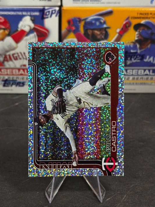 2025 Topps Series 1 - Willi Castro #155 Confetti Sparkle