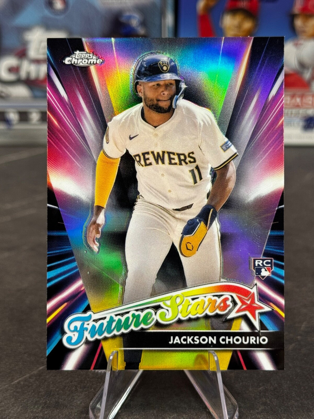 2024 Topps Chrome Update Series - Future Stars Jackson Chourio #FSU-16 (RC)