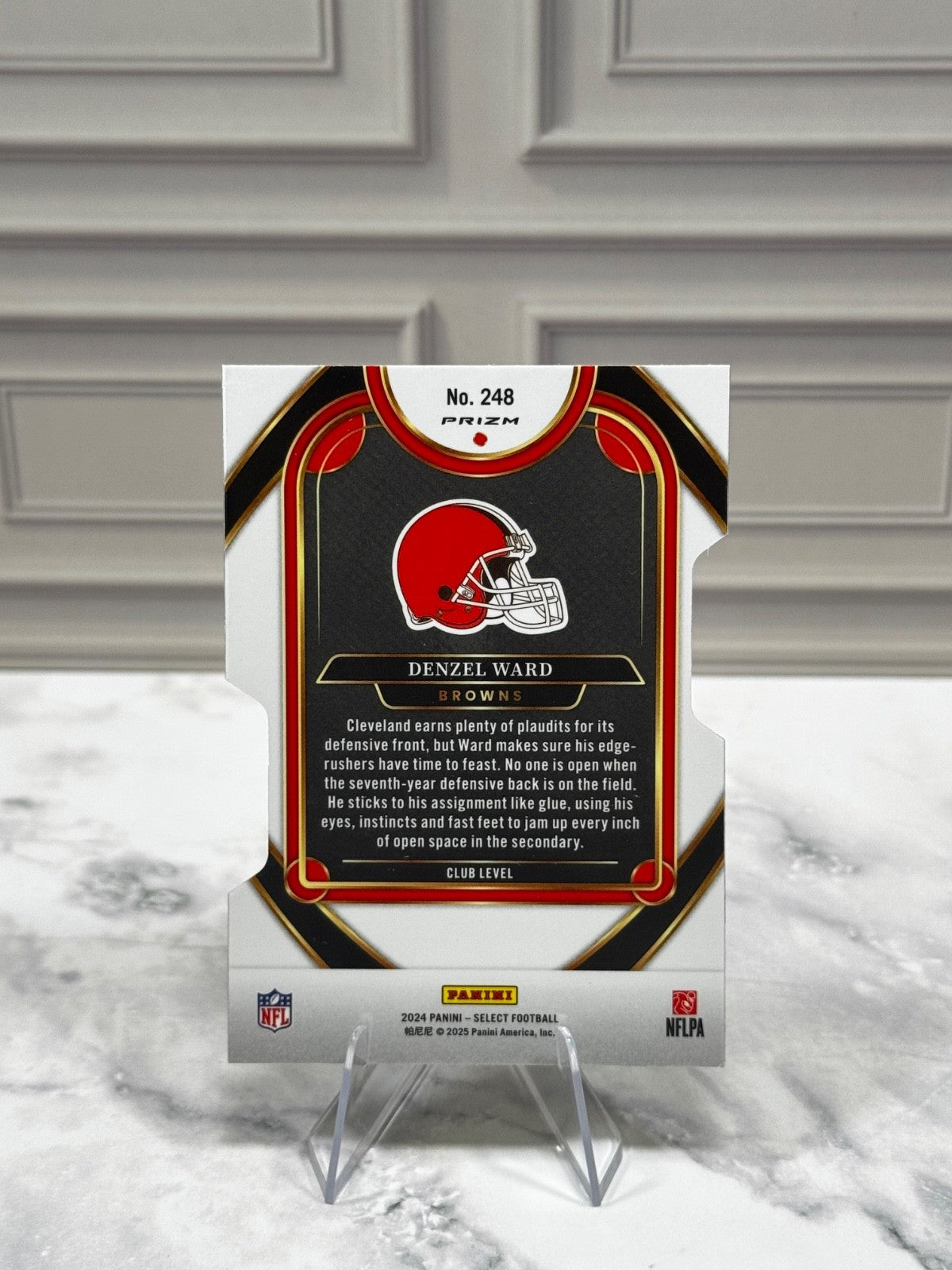 2024 Panini Select - Club Level Denzel Ward #248 Silver Prizm