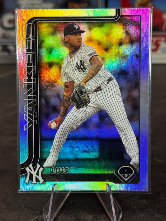 2025 Topps Series 1 - Luis Gil #321 Rainbow Foilboard