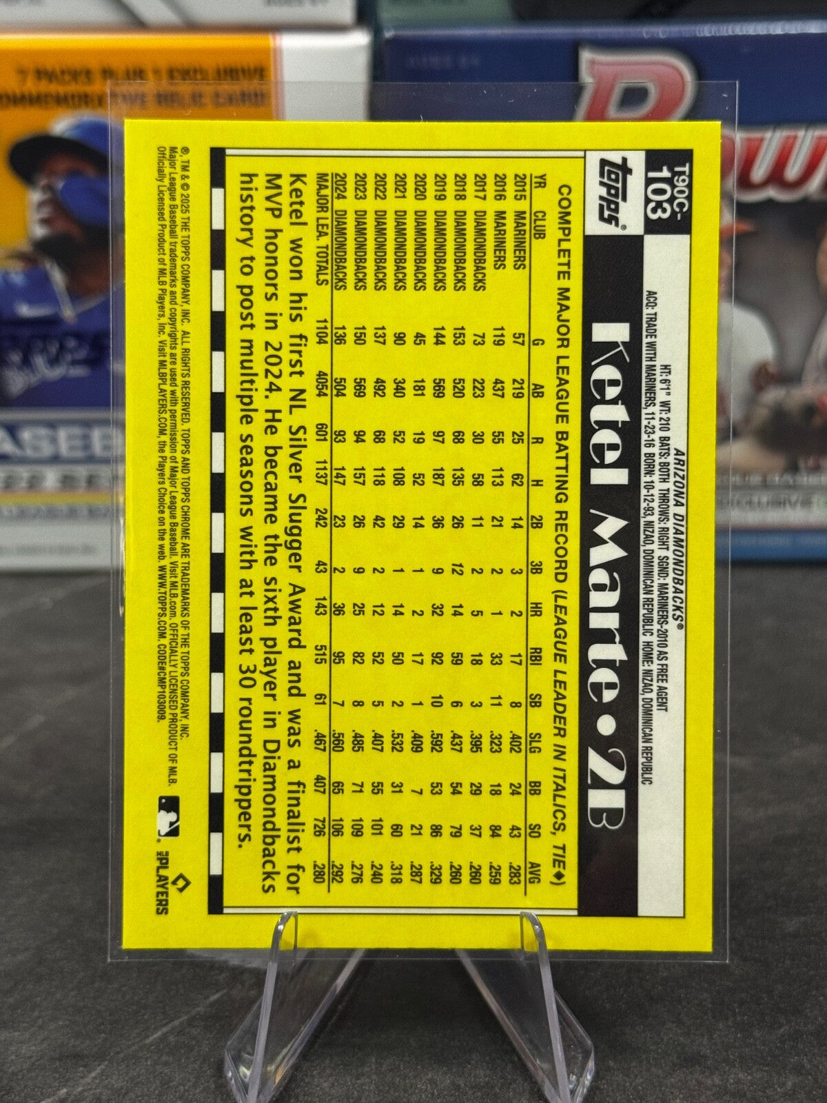 2025 Topps Series 2 - Mojo Refractor #T90C-103 KETEL MARTE