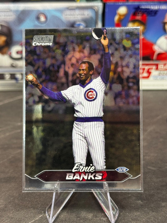 2024 Topps Stadium Club - Ernie Banks #88 Chrome