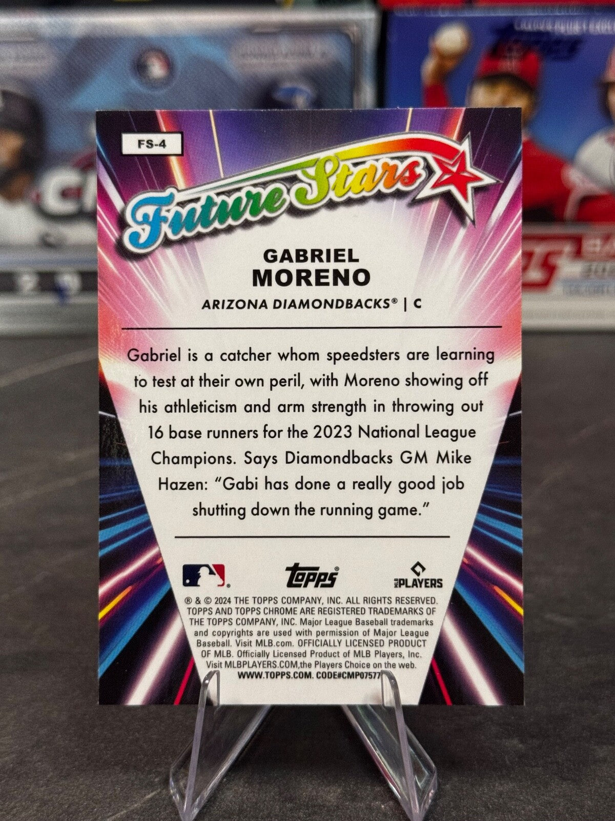 2024 Topps Chrome - Future Stars Gabriel Moreno #FS-4