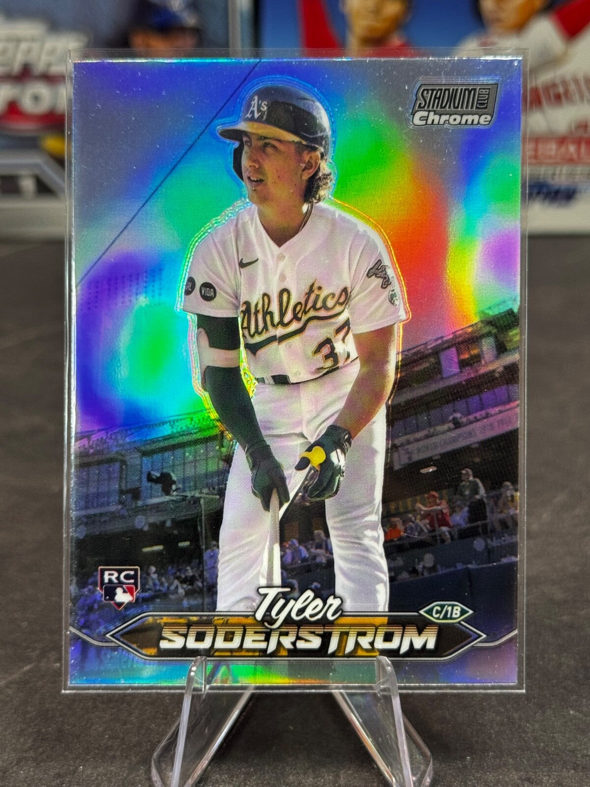 2024 Topps Stadium Club - Tyler Soderstrom Rookie #215 Refractor (RC)
