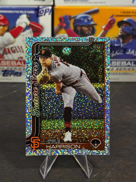 2025 Topps Series 1 - Future Stars Kyle Harrison #177 Confetti Sparkle