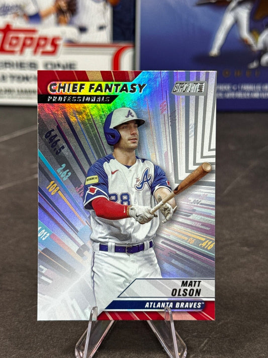2024 Topps Stadium Club - Chief Fantasy Professionals Matt Olson #CFPRO-1