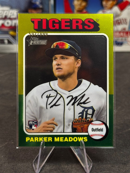 2024 Topps Heritage High Number - Rookie Parker Meadows #370 (RC) Refractor /699