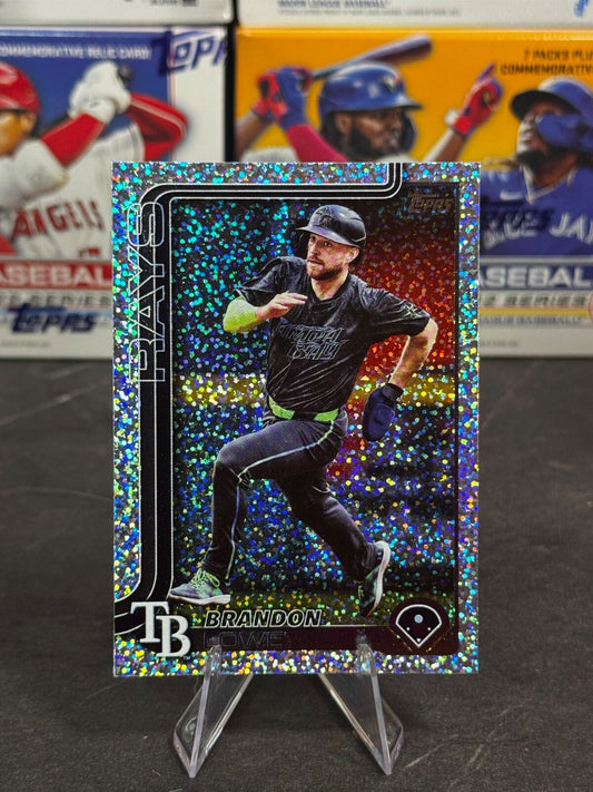 2025 Topps Series 1 - Brandon Lowe #153 Confetti Sparkle