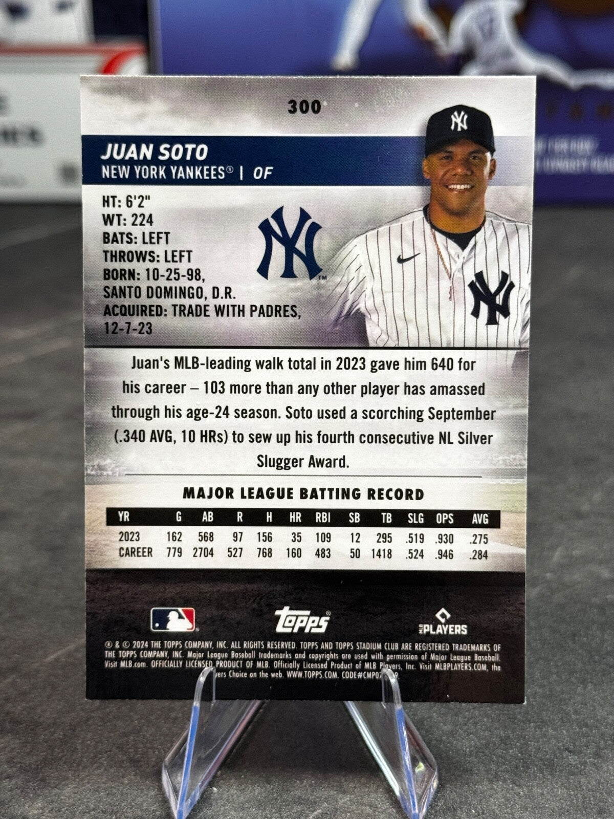 2024 Topps Stadium Club - Juan Soto #300 Chrome