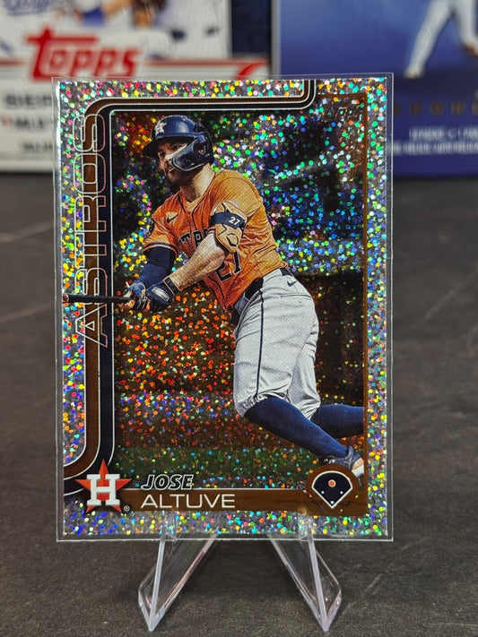 2025 Topps Series 1 - Jose Altuve #260 Confetti