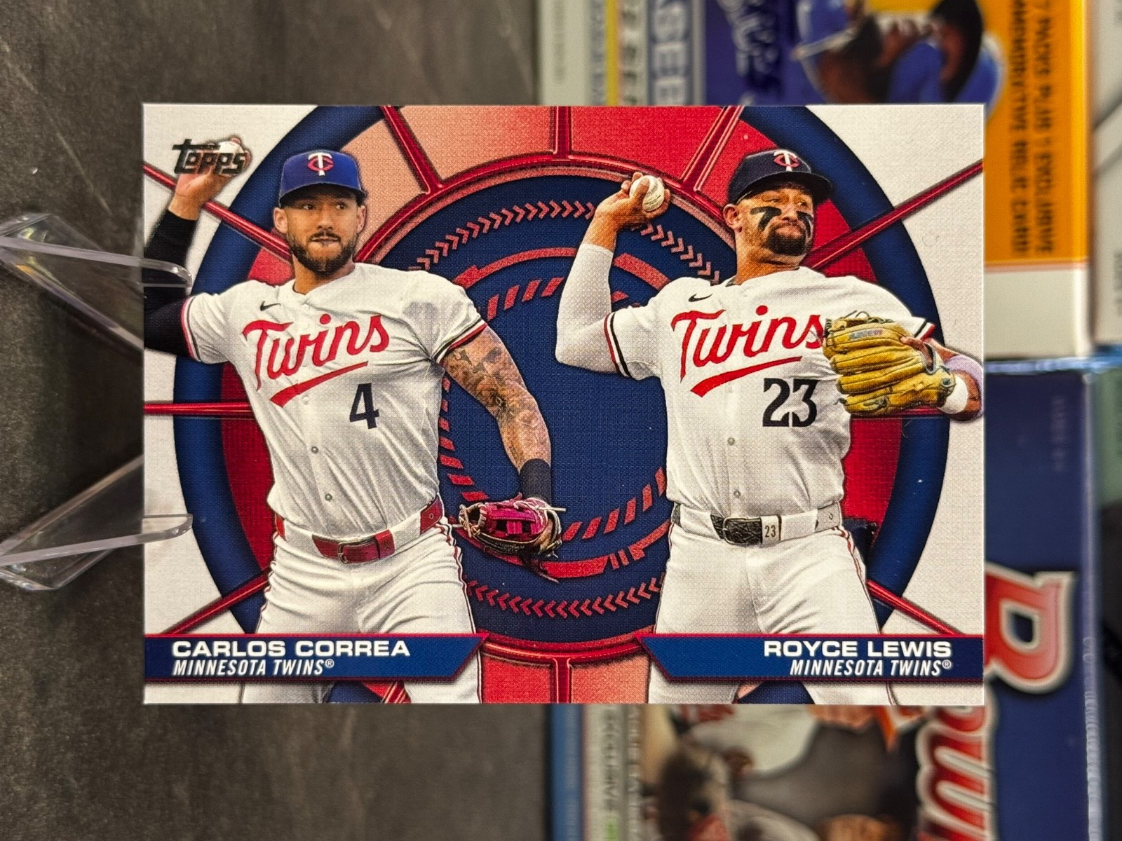 2025 Topps Series 2 - #DD-11 Dynamic Duos Carlos Correa/Royce Lewis TWINS