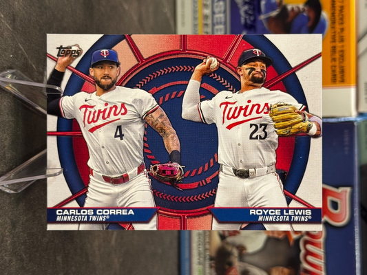2025 Topps Series 2 - #DD-11 Dynamic Duos Carlos Correa/Royce Lewis TWINS