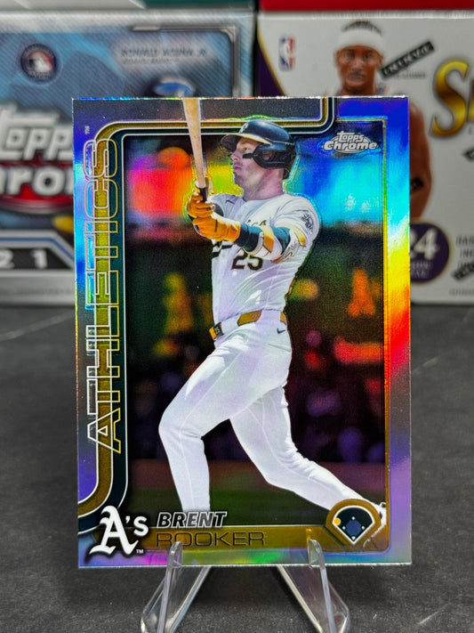 2025 Topps Chrome - #54 Brent Rooker Refractor