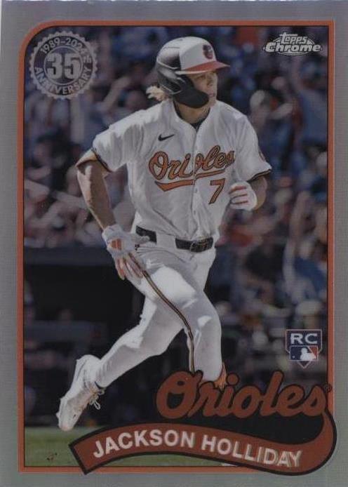 2024 Topps Chrome Update - 1989 Topps Baseball #3 Jackson Holliday RC PSA 9 Mint