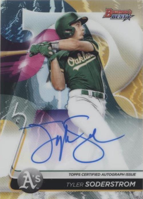 2020 Bowman's Best Tyler Soderstrom Auto Refractor #B20-TSO PSA 10